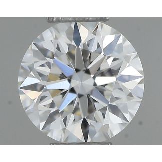 0.30 Carat Round H VS1 EX GIA Natural Diamond