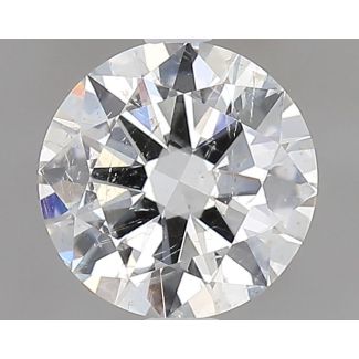 0.5 Carat Round H SI2 VG EX GIA Natural Diamond