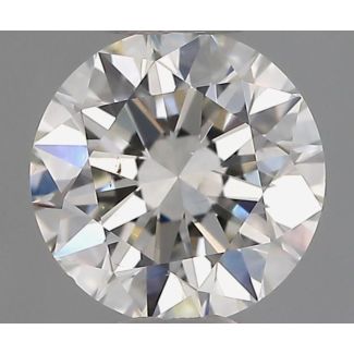 0.80 Carat Round H VS2 EX IGI Natural Diamond