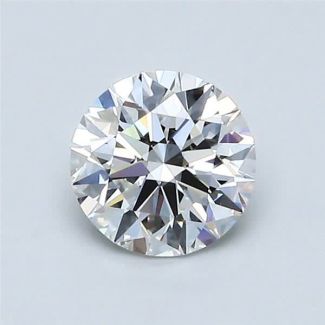 0.8 Carat Round F VVS1 EX GIA Natural Diamond