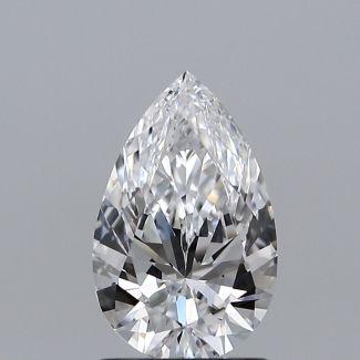 1.11 Carat Pear D VVS1 - EX GIA Natural Diamond