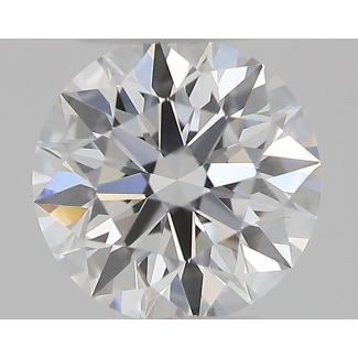 0.36 Carat Round D VVS1 EX GIA Natural Diamond