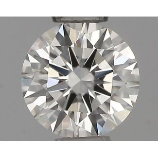 0.32 Carat Round H VVS1 EX IGI Natural Diamond