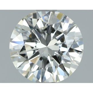 1.07 Carat Round H VVS1 EX GIA Natural Diamond