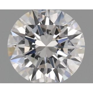 0.46 Carat Round D VVS1 EX GIA Natural Diamond