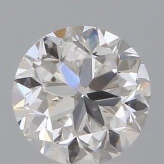 0.50 Carat Round F VS2 GD EX GIA Natural Diamond