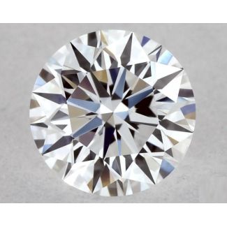 0.31 Carat Round D VVS2 EX VG GIA Natural Diamond