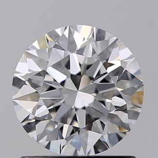 0.95 Carat Round D VS2 EX GIA Natural Diamond