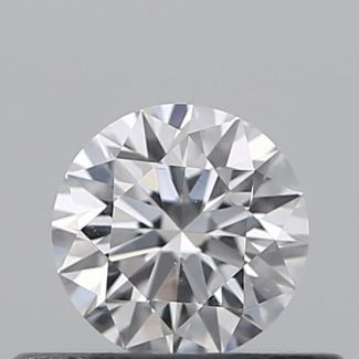 0.32 Carat Round D VS1 EX VG GIA Natural Diamond