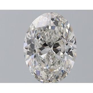 2.5 Carat Oval G SI2 - EX VG GIA Natural Diamond