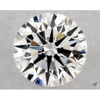 0.5 Carat Round H SI2 EX GIA Natural Diamond