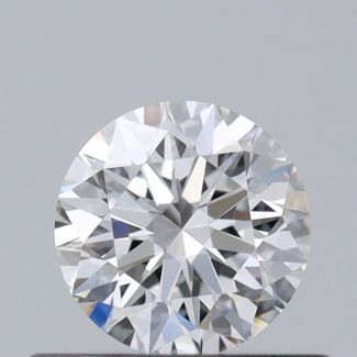 0.39 Carat Round E IF EX GIA Natural Diamond