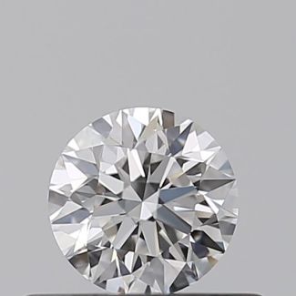 0.30 Carat Round E IF EX GIA Natural Diamond