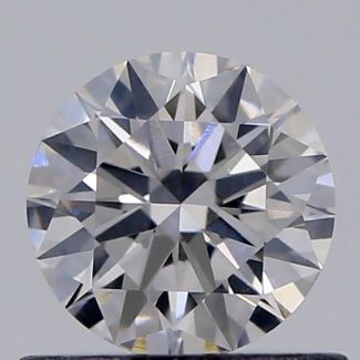 0.50 Carat Round H SI1 EX IGI Natural Diamond