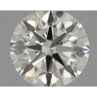 0.37 Carat Round H VS1 EX IGI Natural Diamond