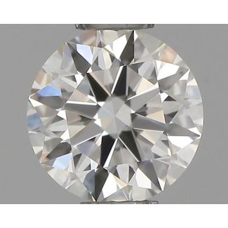 0.4 Carat Round H VS1 EX IGI Natural Diamond