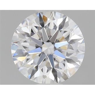 0.46 Carat Round D VVS1 EX GIA Natural Diamond