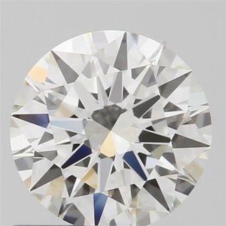 0.70 Carat Round H VVS2 EX GIA Natural Diamond