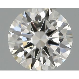 0.26 Carat Round H VVS1 EX GIA Natural Diamond