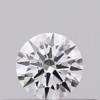 0.2 Carat Round E VVS2 EX GIA Natural Diamond