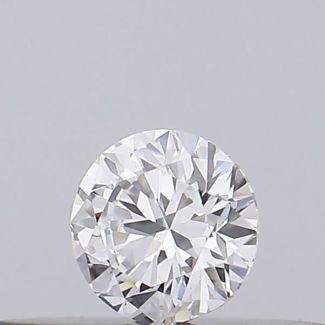 0.18 Carat Round D VS2 VG EX GIA Natural Diamond