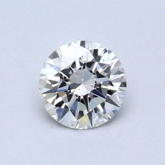 0.49 Carat Round G VS2 EX VG GIA Natural Diamond