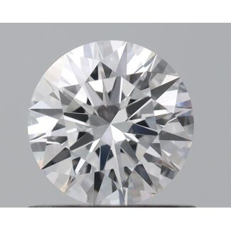 0.57 Carat Round D VVS1 EX GIA Natural Diamond