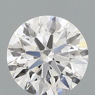 0.41 Carat Round E VVS1 EX GIA Natural Diamond