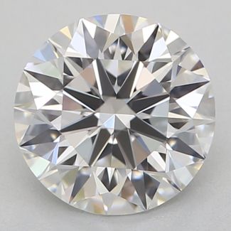 0.9 Carat Round E VVS1 EX GIA Natural Diamond