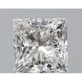 0.8 Carat Princess F VVS1 - EX VG GIA Natural Diamond