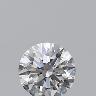 0.31 Carat Round F VVS2 EX GIA Natural Diamond