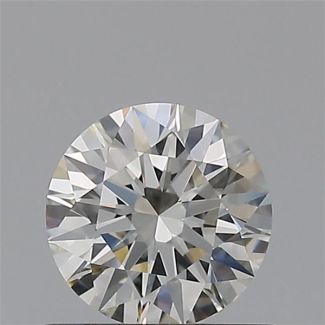 0.56 Carat Round H VVS2 EX IGI Natural Diamond