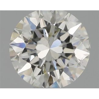 0.44 Carat Round H SI1 VG EX IGI Natural Diamond