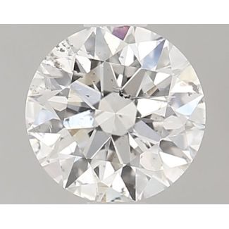 0.7 Carat Round F SI2 EX VG GIA Natural Diamond