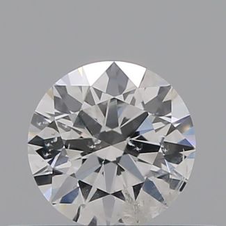 0.30 Carat Round E I2 VG EX GIA Natural Diamond