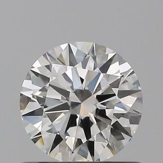 0.61 Carat Round H VS1 EX GIA Natural Diamond