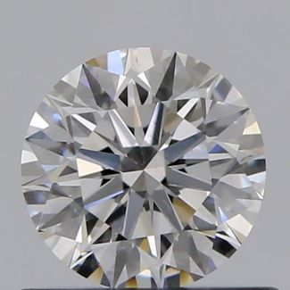 0.53 Carat Round E SI1 EX GIA Natural Diamond