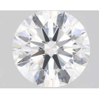 0.9 Carat Round F VVS1 EX GIA Natural Diamond