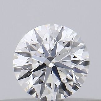 0.2 Carat Round D VVS1 EX GIA Natural Diamond