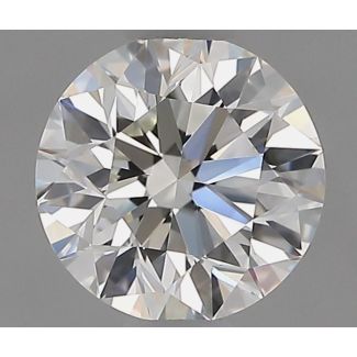 0.8 Carat Round H VVS2 EX GIA Natural Diamond