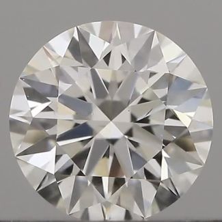 0.40 Carat Round F VS1 EX GIA Natural Diamond