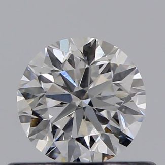 0.45 Carat Round E VVS2 VG EX GIA Natural Diamond