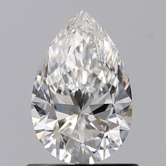 0.72 Carat Pear E VVS1 - EX GIA Natural Diamond