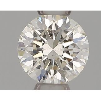 0.30 Carat Round H SI1 EX IGI Natural Diamond