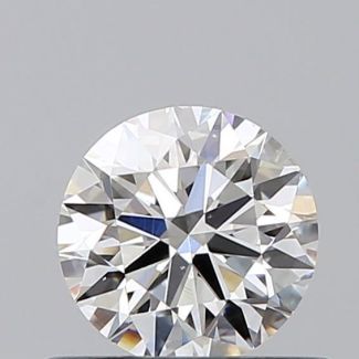 0.45 Carat Round F VS1 EX VG GIA Natural Diamond