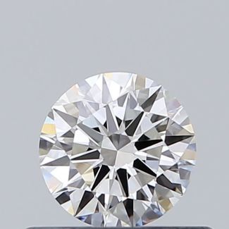 0.4 Carat Round F VVS1 EX VG GIA Natural Diamond