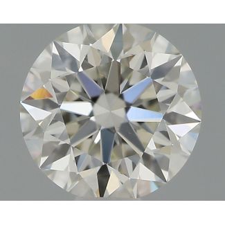 0.51 Carat Round H VS1 EX IGI Natural Diamond