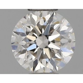 0.32 Carat Round H VVS1 EX IGI Natural Diamond