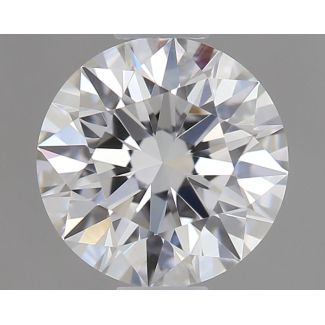 0.57 Carat Round E VVS1 EX GIA Natural Diamond