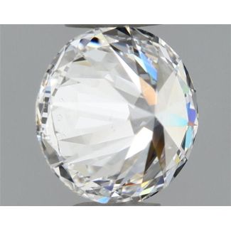 0.56 Carat Round E VS1 EX GIA Natural Diamond